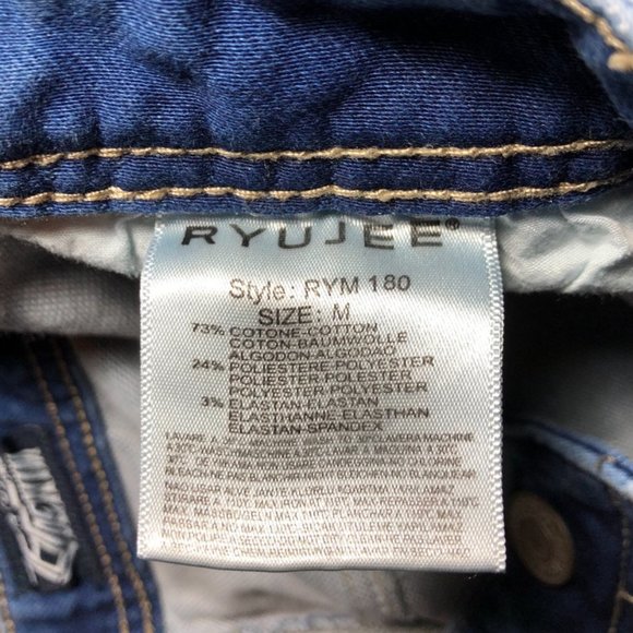 Medium Mens RYUJEE Japan Sweat Jeans - Picture 14 of 15